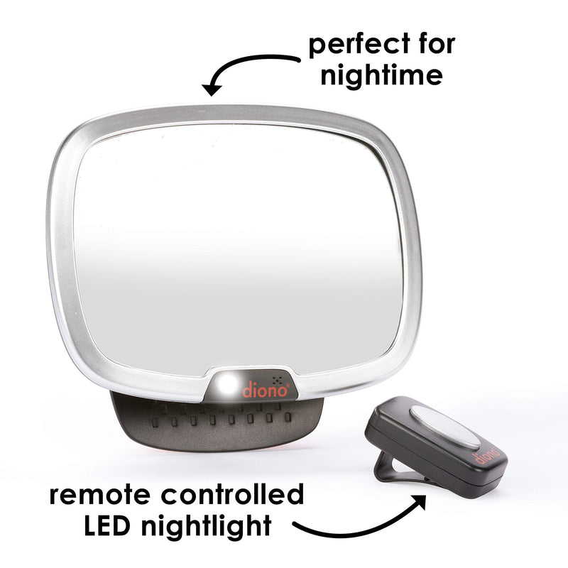 Diono Easy View Plus Mirror with Remote and LED - LeoForward Australia
