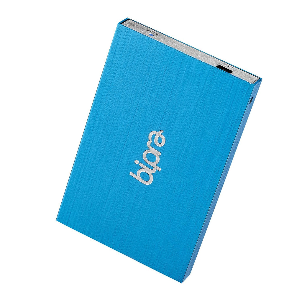  [AUSTRALIA] - Bipra 2.5 Inch External Hard Drive Portable USB 2.0 - Blue - FAT32 (250GB) 250GB