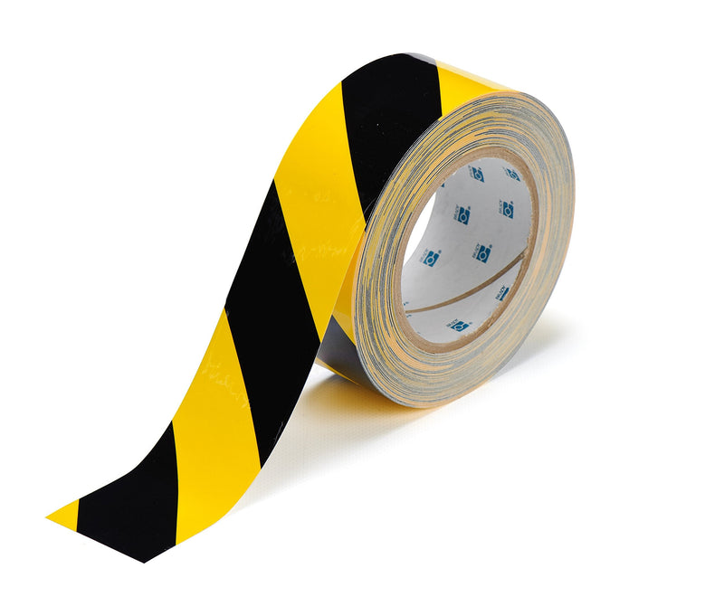  [AUSTRALIA] - Brady ToughStripe Floor Marking Tape - Yellow and Black, Non-Abrasive Tape - 2" Width, 100' Length - 104317,Black on Yellow 100 Feet 2 inches Black on Yellow 1