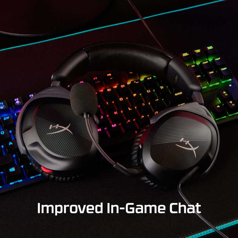  [AUSTRALIA] - HyperX Cloud Stinger 2 – Gaming Headset, DTS Headphone:X Spatial Audio, Lightweight Over-Ear Headset with mic, Swivel-to-Mute Function, 50mm Drivers, PC Compatible Black Wired