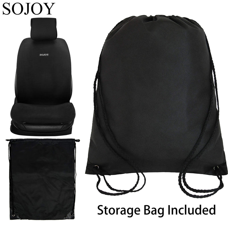 Sojoy IsoTowel Car Seat Covers for Driver Seat- Quick-Dry Car seat Protector from Sweat Stains and Smell for All Workouts, All-Weather -1pc (Classic Black) Classic Black - LeoForward Australia