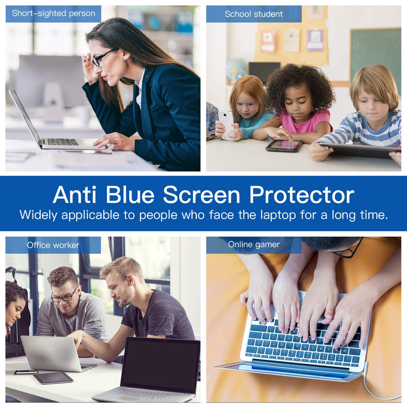  [AUSTRALIA] - 2 Pack - 15.6 inch Laptop Anti Blue Light Screen Protector,Eye Protector Blue Light Blocking&Anti Glare Screen Protector for all 15.6’’ with Display 16:9 Laptop