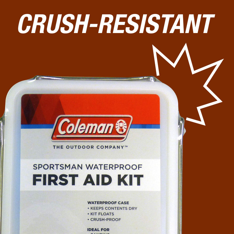  [AUSTRALIA] - Coleman Sportsman Waterproof First Aid Kit - 100 Pieces