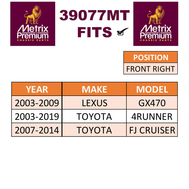 Front Right Stabilizer Bar Link K90683 Fits 2003 – 2009 Lexus GX470, 2003-2019 Toyota 4Runner, 2007-2014 FJ Cruiser - LeoForward Australia