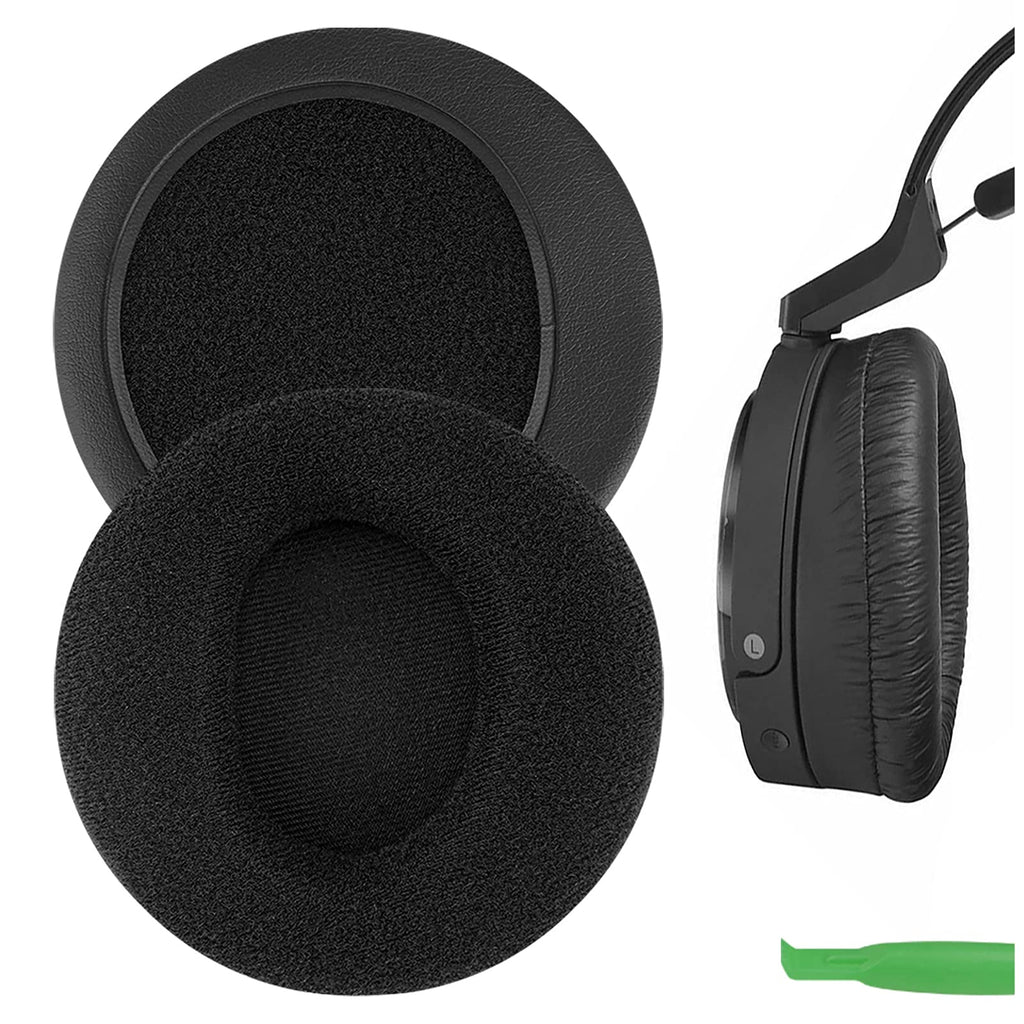  [AUSTRALIA] - Geekria Comfort Velour Replacement Ear Pads for Sony MDR-RF6000, RF6500, RF7000, RF7100, MDR-DS6000, DS6500, DS7000, DS7100, XD150, XD200 Headphones Earpads, Ear Cushion Repair Parts (Black)