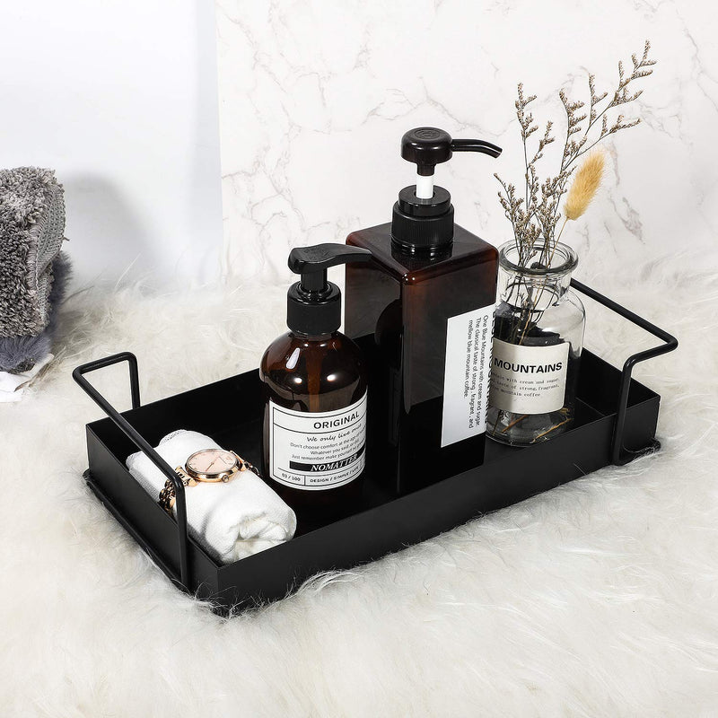 [AUSTRALIA] - GDGDTOO Bathroom Tray for Counter, Countertop Organizer Decorative Tray,Toilet Tank Storage Tray, Vanity Organizer for Tissues, Candles, Soap, Towel, Plant
