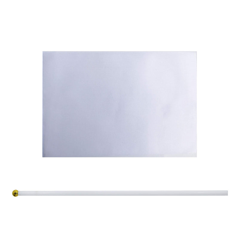  [AUSTRALIA] - Consummate 45 Pack Solid Color Flag Small Mini Plain Black White Red Yellow Green Blue Purple Orange Rose Red Stick Flags Set