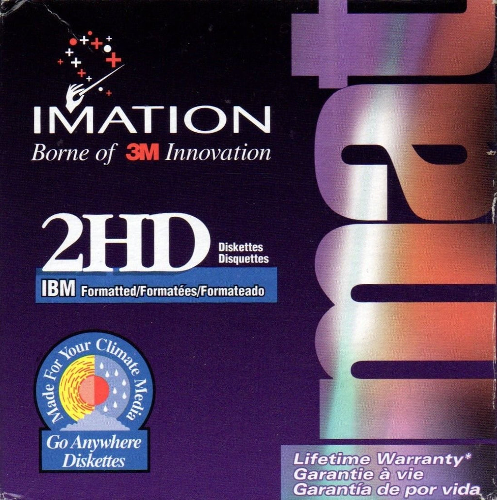  [AUSTRALIA] - NEW Imation 25 Pack 2HD 3.5" 1.44 Floppy Disks IBM Formatted