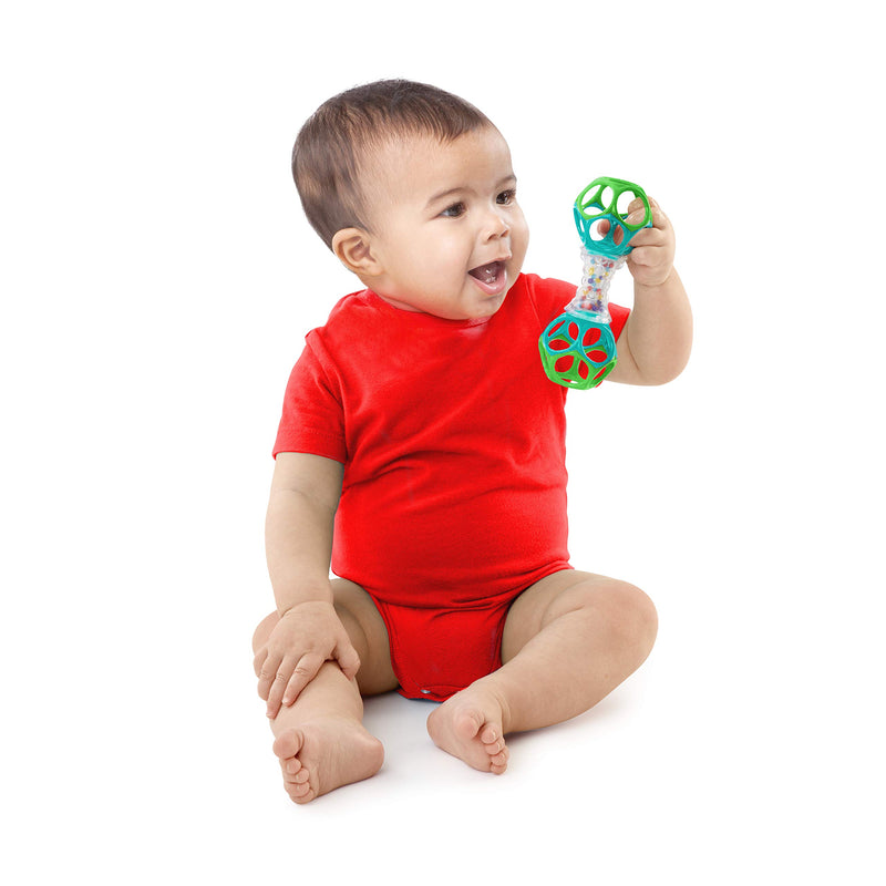 Bright Starts Oball Shaker Rattle Toy, Ages Newborn + - LeoForward Australia
