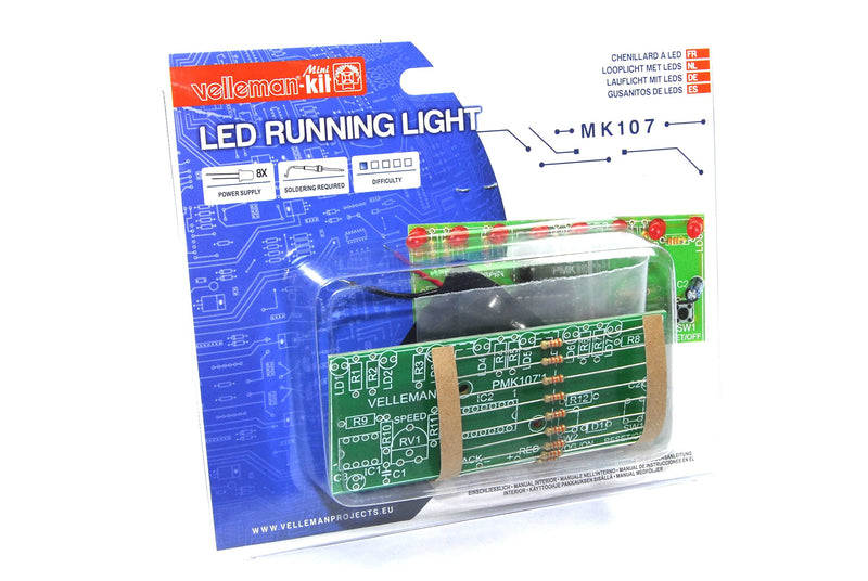  [AUSTRALIA] - VELLEMAN - MK107 LED running light, mini kit 840016