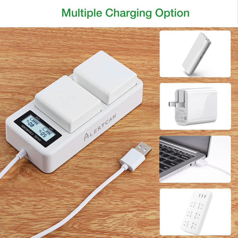  [AUSTRALIA] - Battery Charger Station for Arlo Pro 3/Pro 4 & Arlo Ultra/Ultra 2, Digital LED Screen Dual Charging Station for Arlo Battery Only (No Batteries)