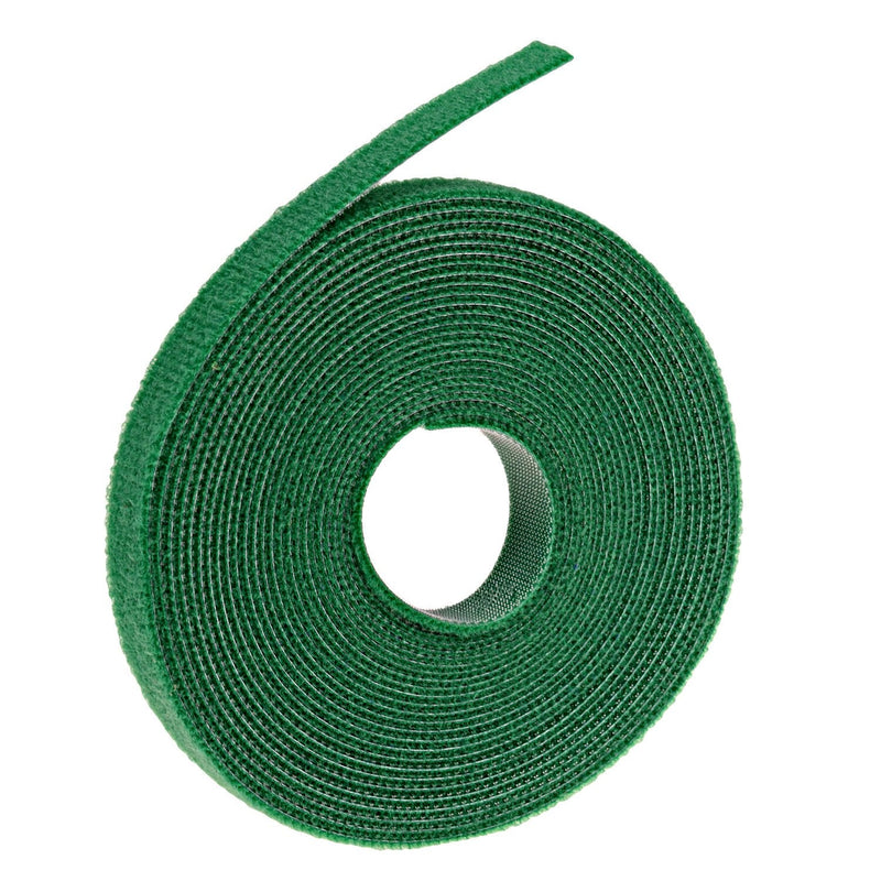  [AUSTRALIA] - Oldhill Fastening Tapes Hook and Loop Reusable Straps Wires Cords Cable Ties - 1/2" Width, 15' x 3 Rolls (Black, Green, Yellow) Black Green Yellow