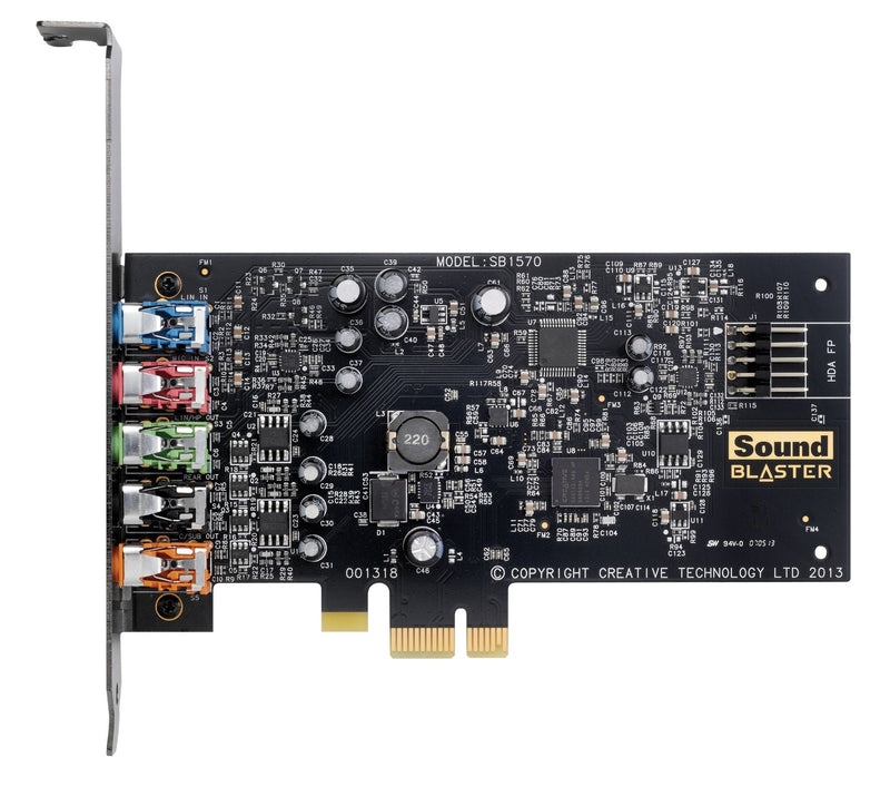  [AUSTRALIA] - Creative Sound Blaster Audigy FX PCIe 5.1 Sound Card with High Performance Headphone Amp 5.1 Channel Surround Sound