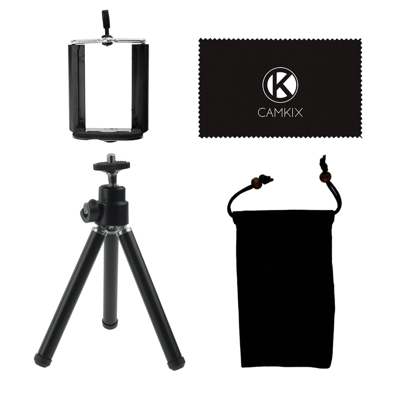  [AUSTRALIA] - Tripod Kit - Universal Adjustable Including Tripod/Universal Phone Holder/Velvet Phone Bag/Microfiber Cleaning Cloth - Suitable for iPhone, Samsung and Most Other Phones