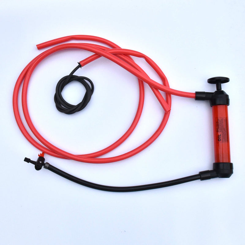 Koehler Enterprises RA990 Multi-Use Siphon Fuel Transfer Pump Kit (for Gas Oil and Liquids), Red - LeoForward Australia