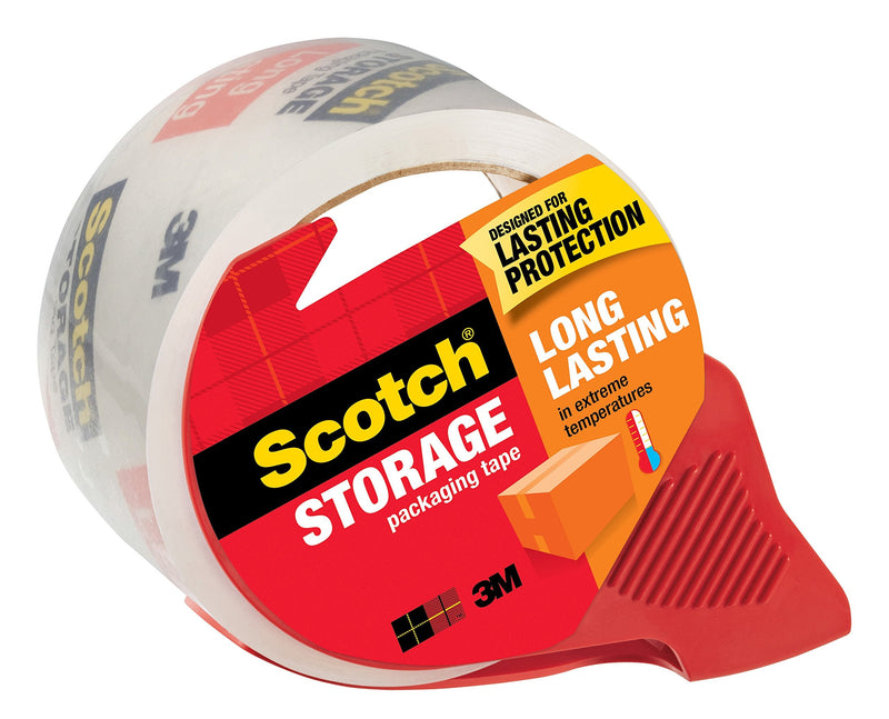  [AUSTRALIA] - Scotch Long Lasting Storage Shipping Packaging Tape, 1.88" x 38.2 yd, 1 Roll with Dispenser (3650S-RD-ESF)