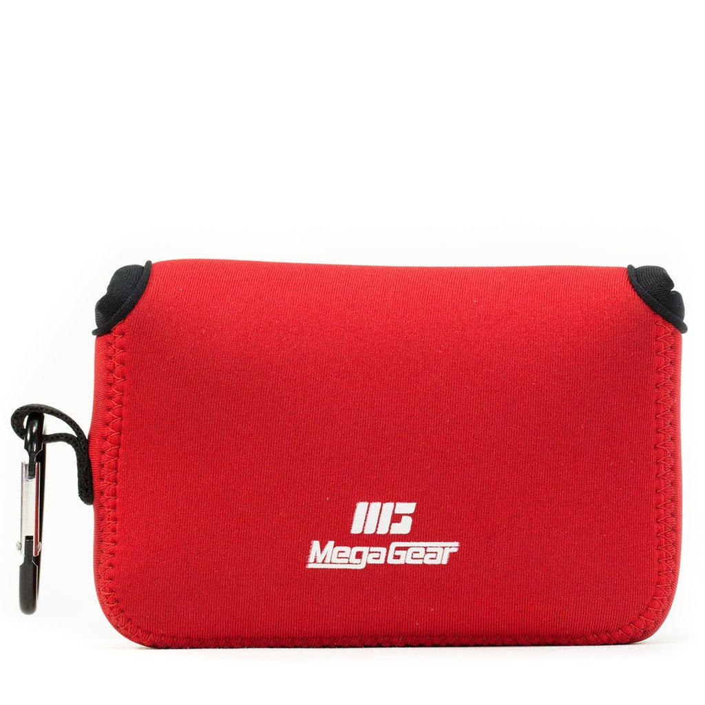  [AUSTRALIA] - MegaGear Fujifilm X100F, X100T, X100S Ultra Light Neoprene Camera Case, with Carabiner - Red - MG1098