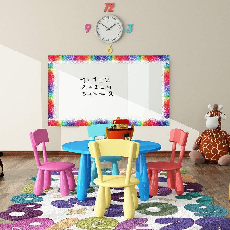  [AUSTRALIA] - Adhesive Bulletin Board Border Trim Confetti Border Colorful Dot Border Trim for Confetti-Theme Party Classroom Office Chalkboard, 36 ft