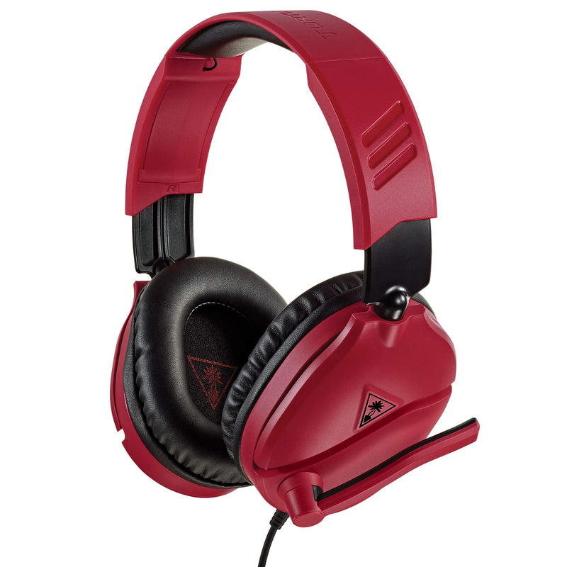  [AUSTRALIA] - Turtle Beach Recon 70 PlayStation Gaming Headset for PS5, PS4, PlayStation, Xbox Series X, Xbox Series S, Xbox One, Nintendo Switch, Mobile, & PC with 3.5mm - Removable Mic, 40mm Speakers Red/Black