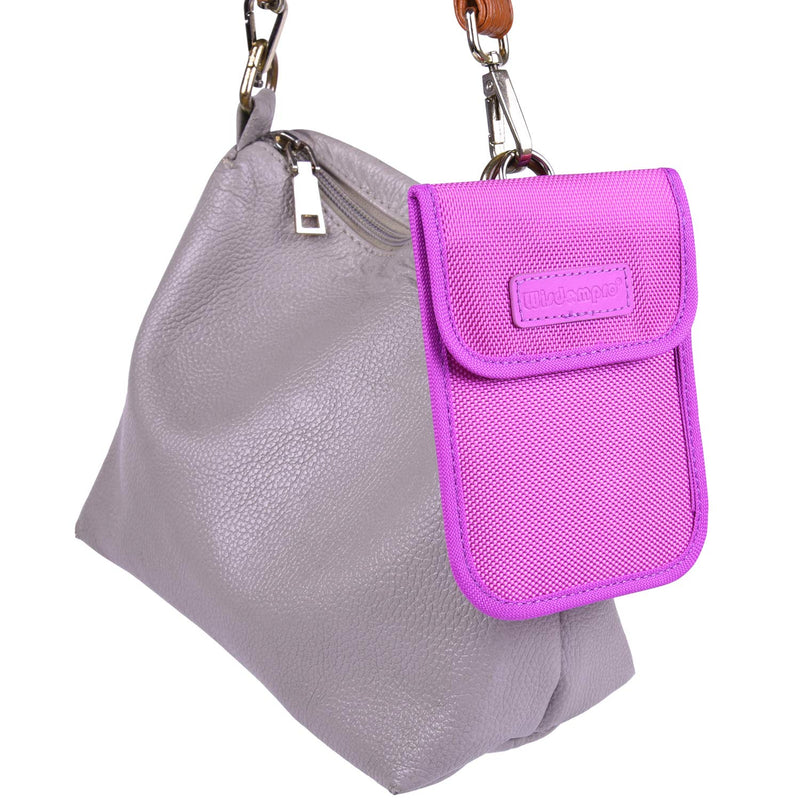  [AUSTRALIA] - Wisdompro Faraday Bag for Phones and Faraday Key FOB Protector Bundle - Purple