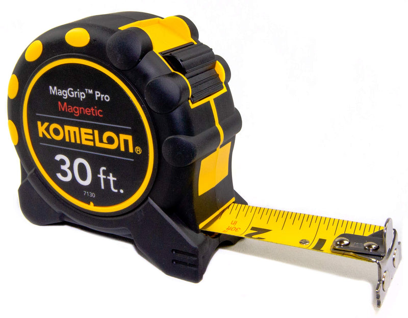  [AUSTRALIA] - Komelon 7130 Monster Maggrip 30' Measuring Tape with Magnetic End 30ft - Blade