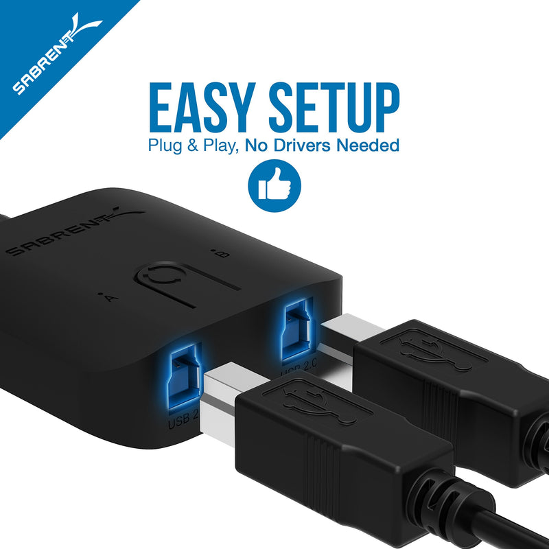  [AUSTRALIA] - SABRENT USB 3.0 Sharing Switch for Multiple Computers and Peripherals LED Device Indicators (USB-SW30)