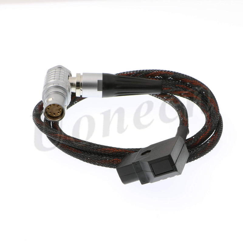  [AUSTRALIA] - Uonecn Right Angle 8 Pin Female to D-tap Flexible Power Cable for Arri Alexa Mini Camera