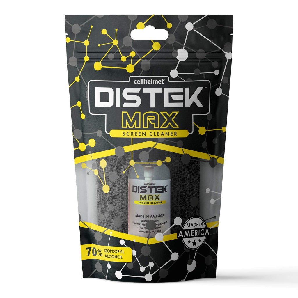  [AUSTRALIA] - cellhelmet DISTEK Max Screen and Phone Cleaner with 70% Isopropyl Alcohol - 30mL | As Seen on Shark Tank | in Retail Package