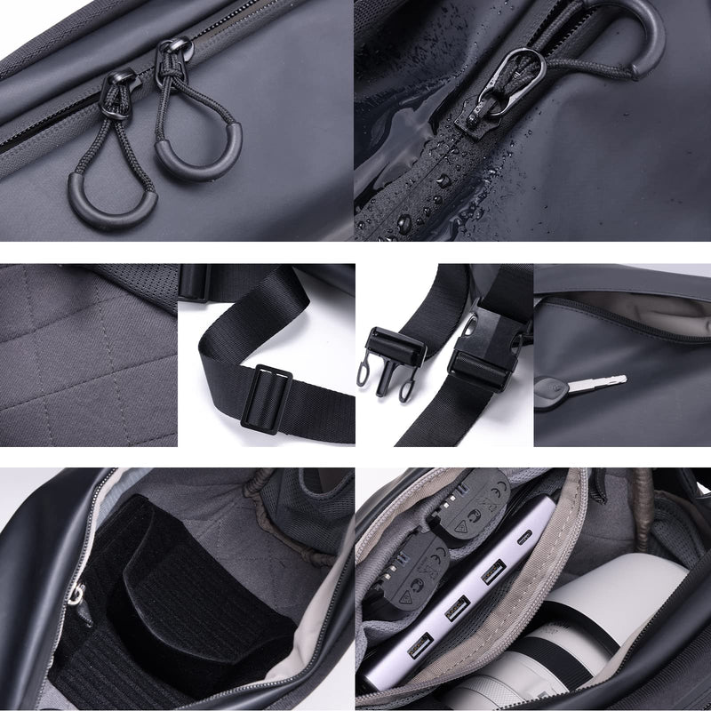  [AUSTRALIA] - Versatile Camera Shoulder Bag Photography Bag Accessories Portable Travel Stylish DSLR Sling Bag Compatible with Sony Canon etc