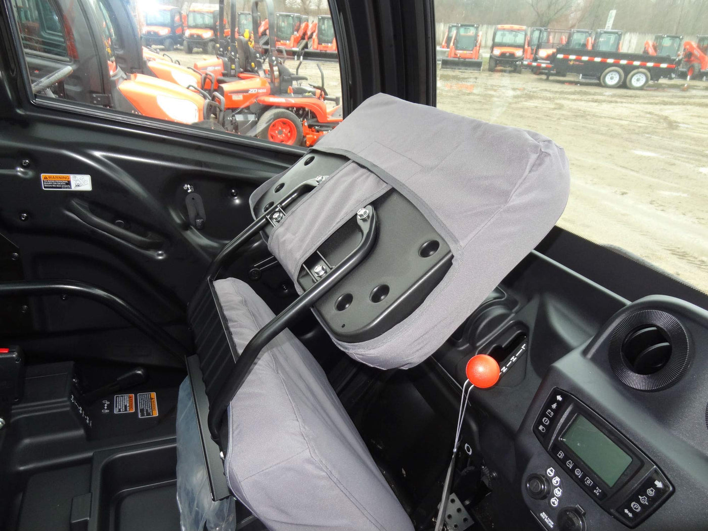 Durafit Seat Covers, KU06, Seat Covers for Kubota Tractor L3540, L4060,  L4760,L5060-L5460,L6060,L7060 Cab Tractor BX2380, BX1880, BX2680, BX23s in  MC2 Orange Camo Endura Fabric.