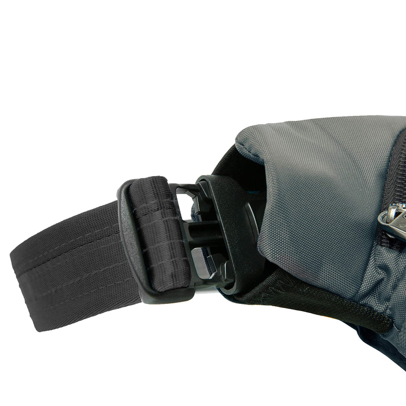 Travelon Anti-Theft Active Waist Pack, Charcoal, 9.5 x 6 x 2 - LeoForward Australia