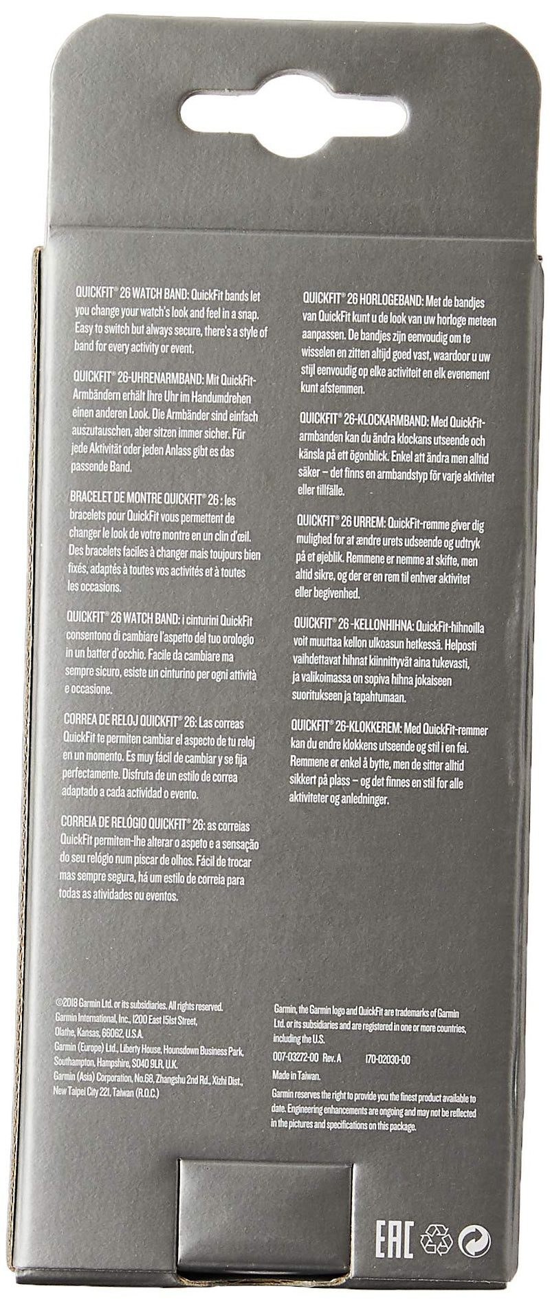 Garmin Quickfit Watch Band 26mm Black Silicone Accessory Band for Fenix 5X Plus/Fenix 5X - LeoForward Australia
