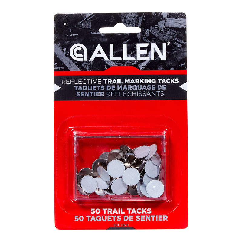  [AUSTRALIA] - Allen Reflective Trail Marking Tacks (Pack of 50) White, 1/2"