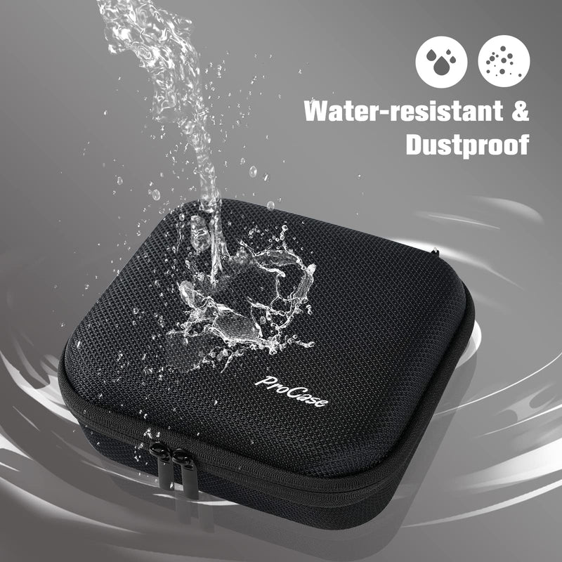  [AUSTRALIA] - ProCase DJI OM 5 Case, Hard EVA Water-Resistant Carrying Case for DJI OM5 Smartphone Gimbal Stabilizer and Accessories -Black