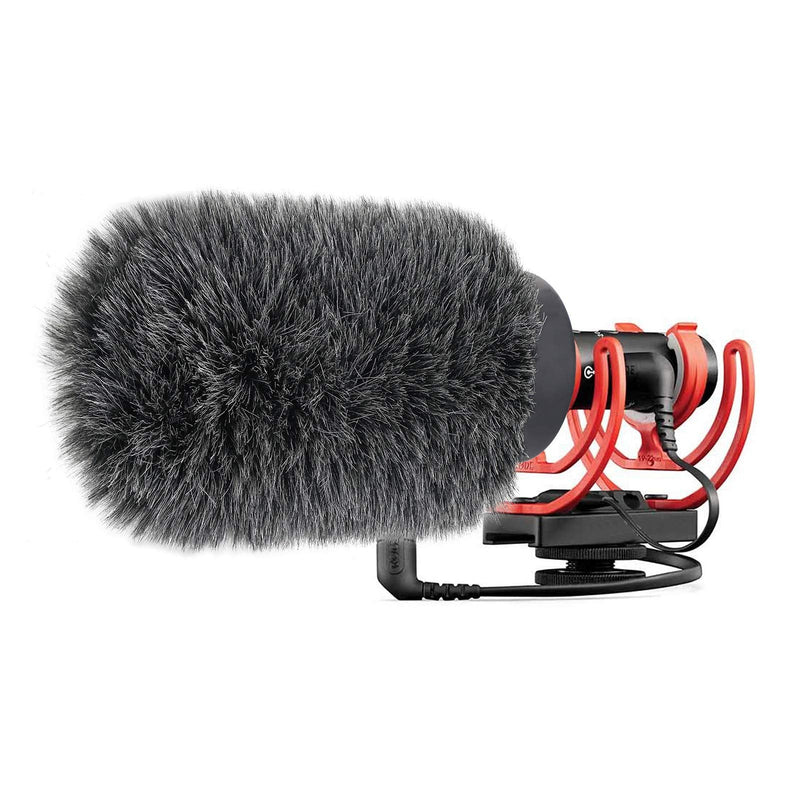  [AUSTRALIA] - NTG Furry Microphone Wind Shield - Windscreen/Windmuff for Rode VideoMic NTG and Microphones with Maximum Slot Length of 100mm (3.9") and Diameter of 18-24mm by YOUSHARES（Shag, Gray）