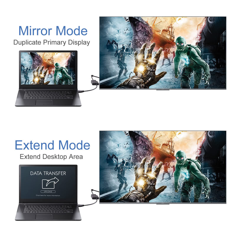  [AUSTRALIA] - DTOL HDMI to VGA, Gold-Plated HDMI to VGA Adapter (Male to Female) for Computer, Desktop, Laptop, PC, Monitor, Projector, HDTV, Chromebook, Raspberry Pi, Roku, Xbox and More - Black