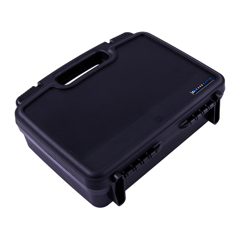 CASEMATIX Portable Hard Travel Case with Diced Foam Compatible with AAXA P7 Pico Projector, Ivation, Brookstone Projectors and Others with Mini Tripod, Charger, and Small Accessories - Case Only - LeoForward Australia