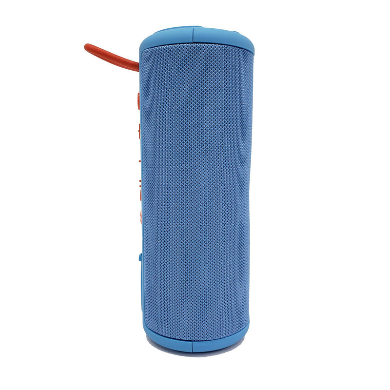 SYLVANIA SP953-BLUE Rubber-Finish Bluetooth Speaker with Cloth Trim (Blue) Blue - LeoForward Australia