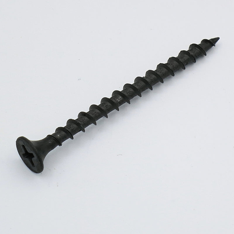  [AUSTRALIA] - Qualihome #6 Coarse Thread Sharp Point Drywall Screw with Phillips Drive #2 Bugle Head, 1 Lb/Pound, Black, Ideal Screw for Drywall Sheetrock, Wood and More, 2 Inch, 170 Pack