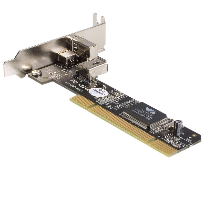  [AUSTRALIA] - StarTech Low Profile 3 Port PCI/PCI-X FireWire400(1394a) Adapter Card (PCI1394_2LP)