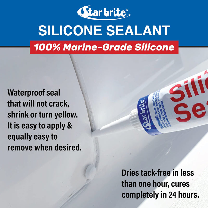  [AUSTRALIA] - STAR BRITE Silicone Sealant Clear 2.8 OZ. (082102P)