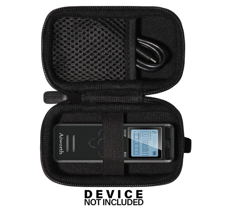  [AUSTRALIA] - CaseSack Case for Voice Recorder Like Aiworth 72GB, EVIDA 32GB, G L87 48GB, Aomago 32GB, EVISTR 64GB, Sunlan 16GB