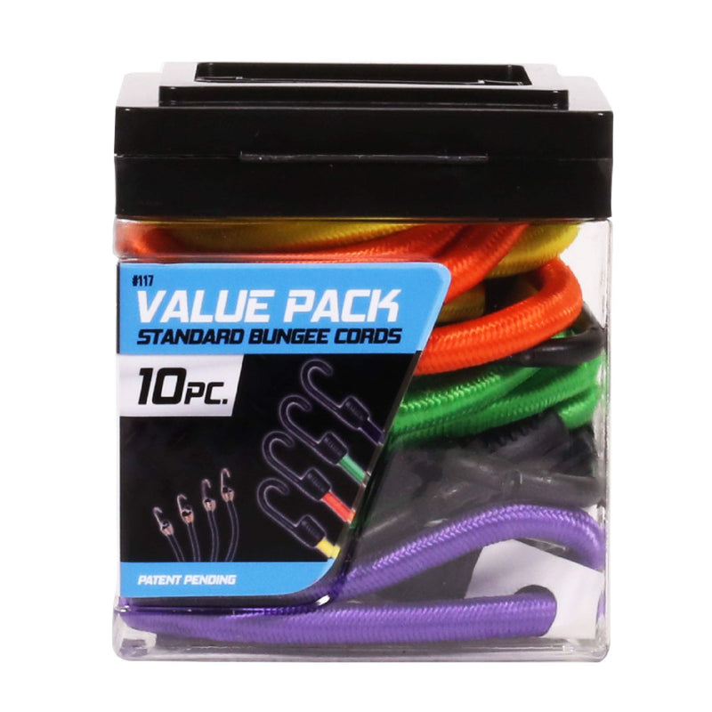  [AUSTRALIA] - SmartStraps 117 10-Pack Assorted Colors bungee cords