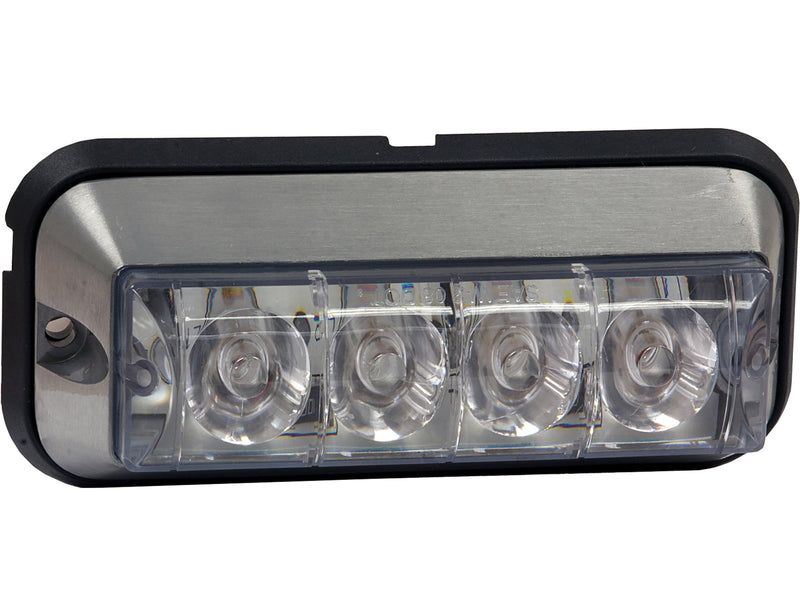  [AUSTRALIA] - Buyers Products 4.875 Inch Amber Rectangular LED Strobe Light (8891004)
