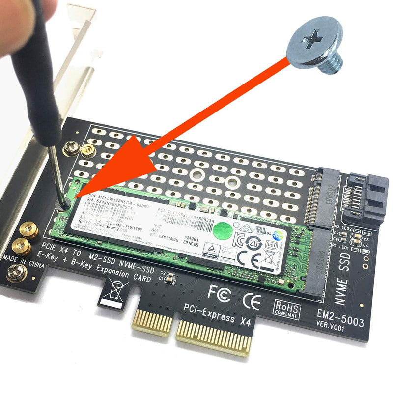  [AUSTRALIA] - m2 2280ssd Screws Kit,PCIe NVMe M.2 SSD Mounting Screws