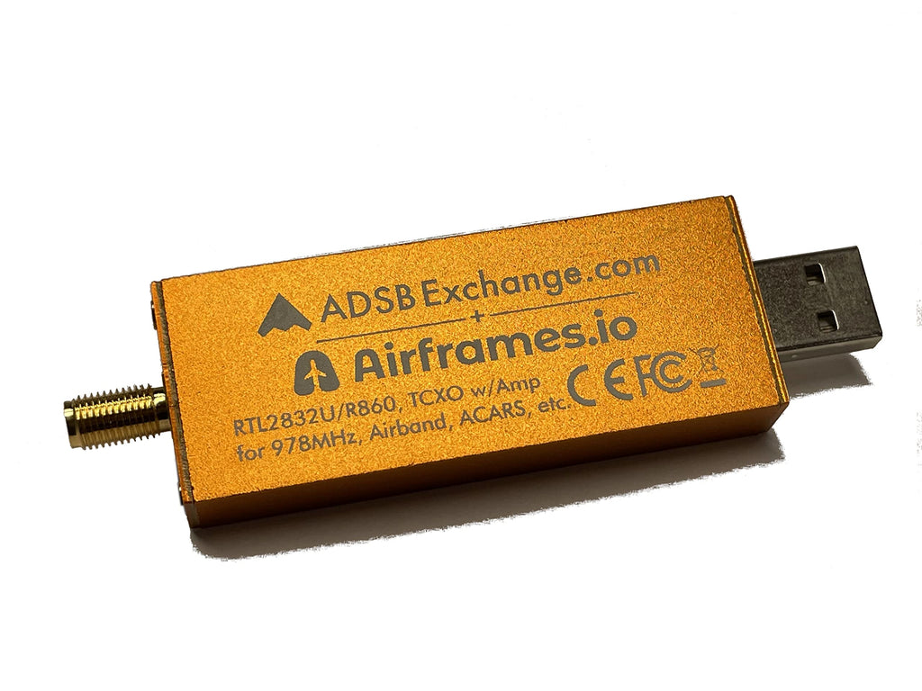  [AUSTRALIA] - ADSBexchange.com Orange R860 RTL2832U, 0.5 PPM TCXO SDR w/Amp
