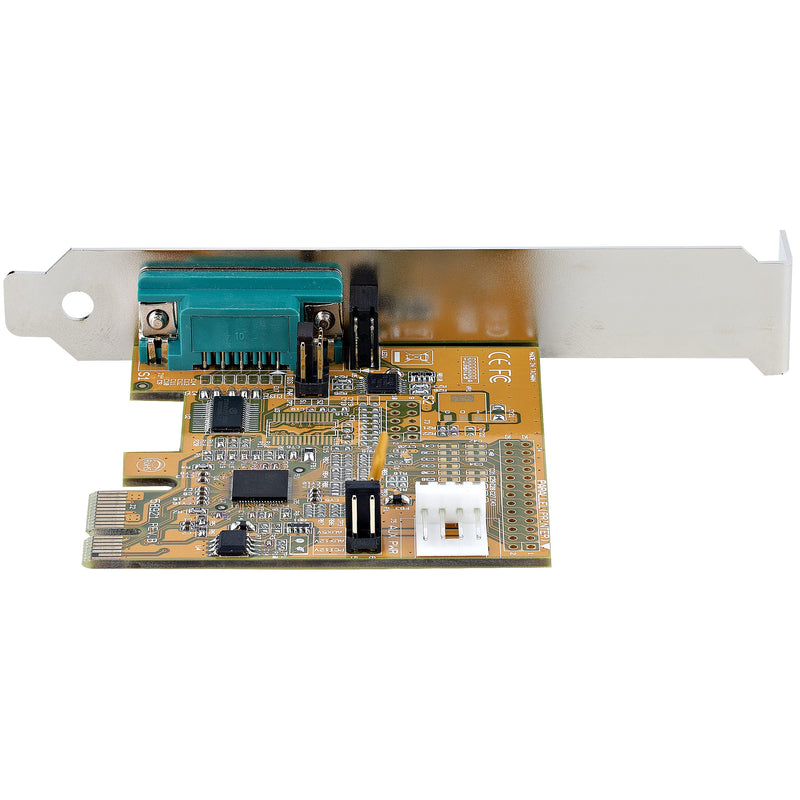  [AUSTRALIA] - StarTech.com PCI Express Serial Card, PCIe to RS232 (DB9) Serial Interface Card, PC Serial Card, 16C1050 UART, Standard and Low Profile Brackets, COM Retention, Windows/Linux (11050-PC-SERIAL-CARD)