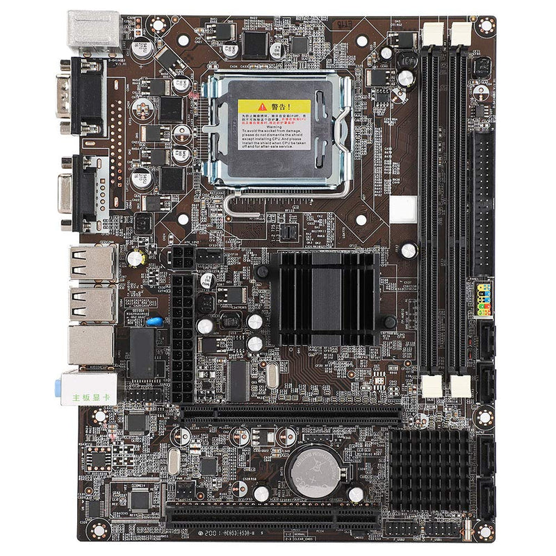  [AUSTRALIA] - Bewinner LGA775 Motherboard,DDR3 1066/1333MHz Computer Desktop Mainboard Integrated Chip Graphics/Sound Card/Network Card Suitable for Intel G41