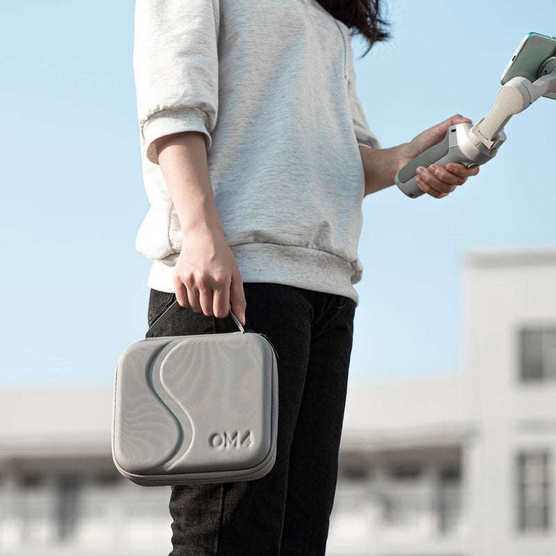  [AUSTRALIA] - STARTRC OSMO Mobile 4 Case,Waterproof Portable Storge Bag Travel Case for DJI OM 4 / OSMO Mobile 3 Gimbal Stabilizer Case for DJI OM4/3