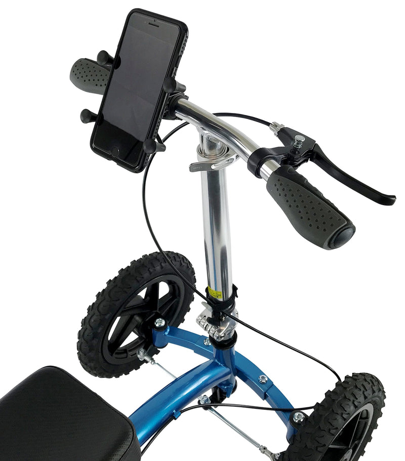  [AUSTRALIA] - KneeRover Universal Deluxe Phone Holder Mount Designed for Knee Scooters